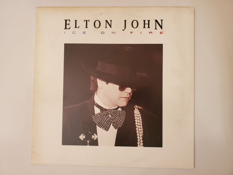 Elton John Ice on Fire vinyl record